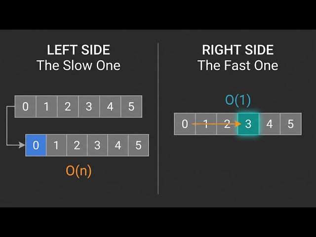 Python Arrays Visually Explained: Why Inserting at the Front of a Python List Is O(n)