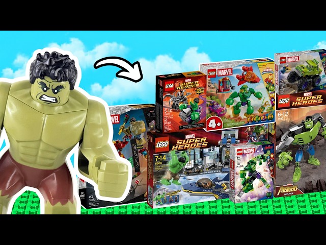 I Built Every LEGO HULK Set Ever Made…