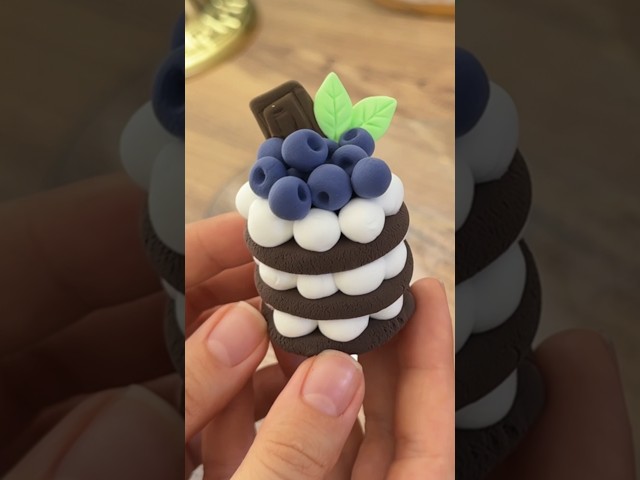 Air Dry Clay Cake | Tutorial | Step by Step | DIY #airdryclay #plasticine #diy #tutorial #cakes