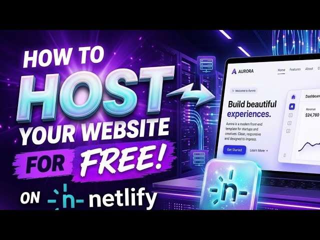 Host Website, Portfolio and Page Free on Netlify... ❤️💯
