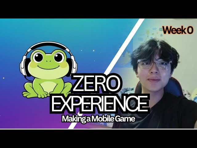 I'm making a mobile game with ZERO experience | Week 0 Devlog