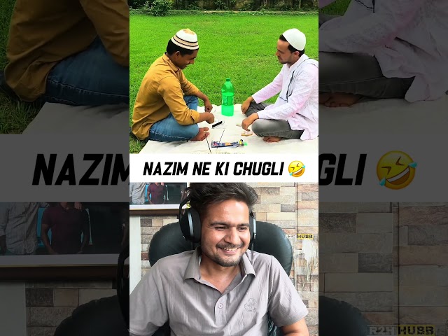 wait for end 🤣 #round2hell #r2h #nazimahmed #reactionvideo #wasim #comedy #r2h_hubb  #funny