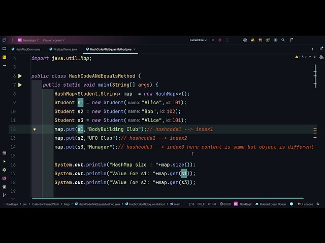 Classes and Object inside Hashmap  |  #java #OOPs