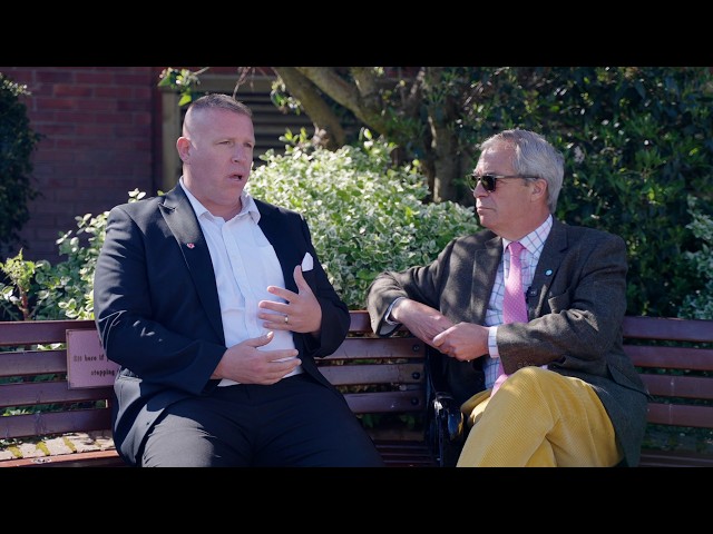 Farage talks Christianity in Clacton.