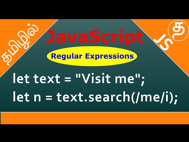 JavaScript Regular Expressions