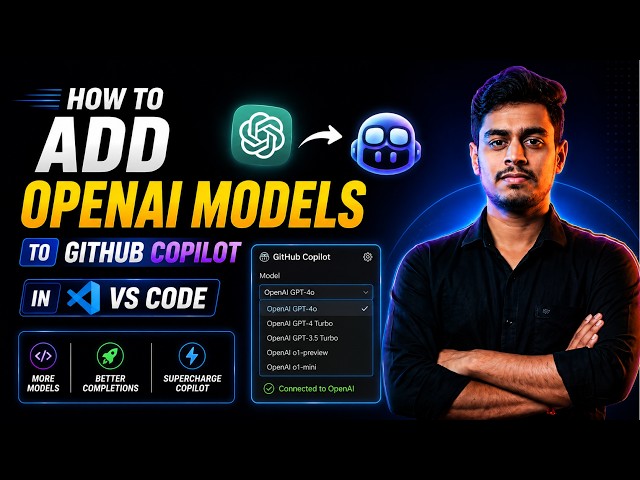 12.2 How to Add OpenAI Models to GitHub Copilot in VS Code | DevOps