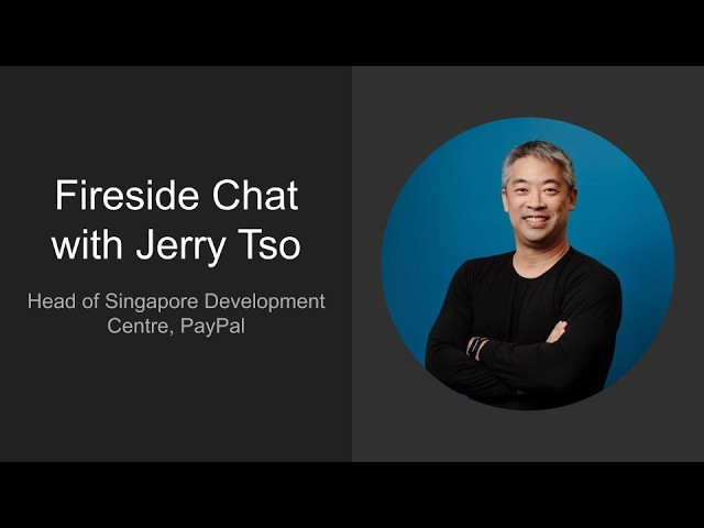 JuniorDevSG Mentoring - Fireside Chat with Jerry Tso
