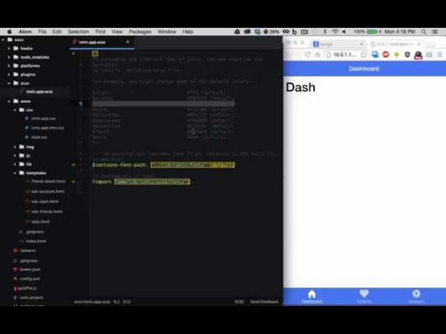 Customizing Ionic with Sass