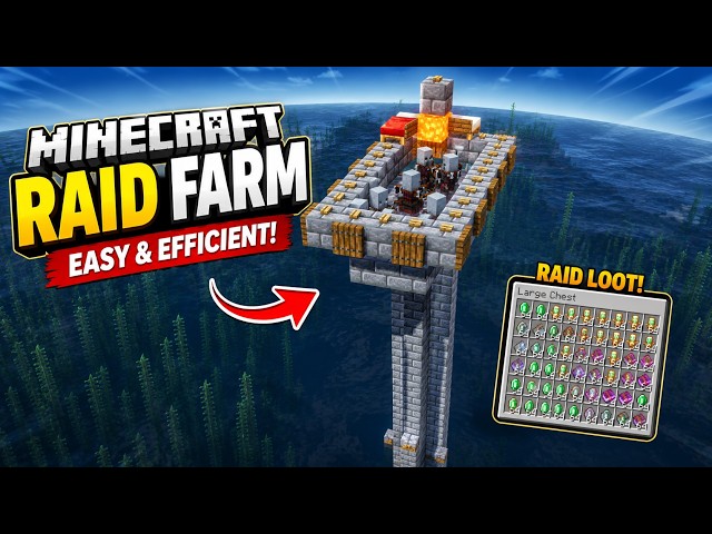 The ONLY Raid Farm You Need in Minecraft 1.21+