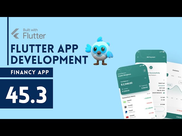 App Financeiro com Flutter: Profile Page Speed Code (EP45.3)