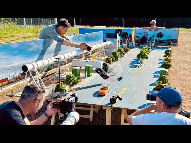 Fast and Furious final race (Supra VS Charger) behind the scene with miniatures (Practical Effects)