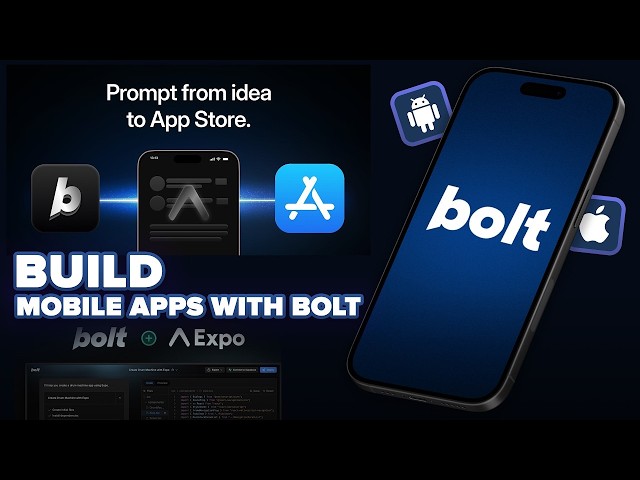 How to Build a Mobile App with AI | Bolt.new