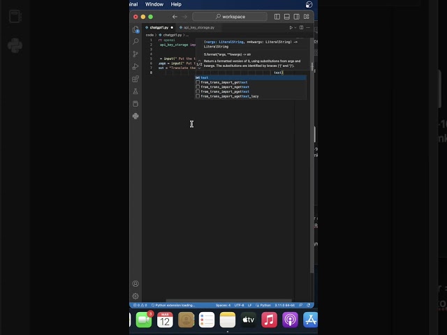 USE CHATGPT API TO CREATE SMART APPS IN PYTHON   #chatgpt #chatgptapi #artificialintelligence