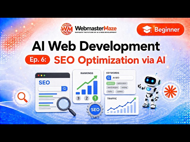 AI Web Development Ep.6: SEO Optimization via AI