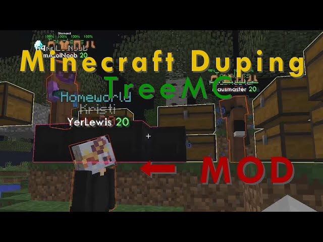 Duping on a Pay-to-Win Minecraft Server - TreeMC