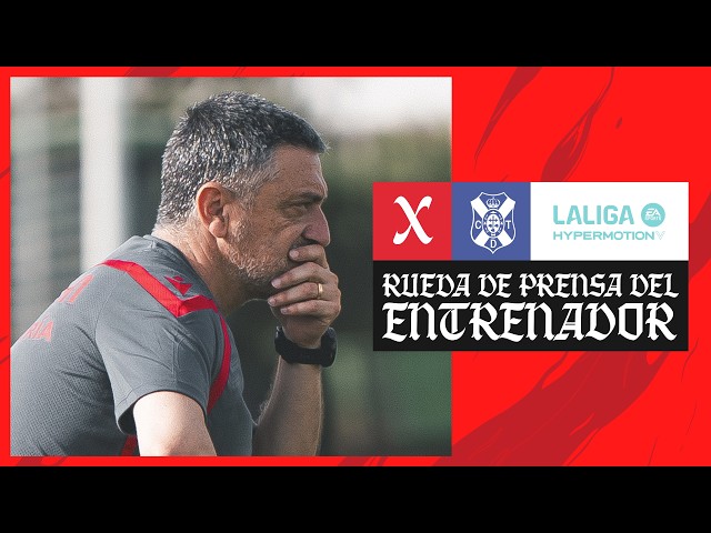 🎥 Pre-match press conference: CD Tenerife vs. UD Almeria