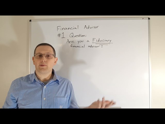 What is a fiduciary financial advisor compared to a regular financial advisor