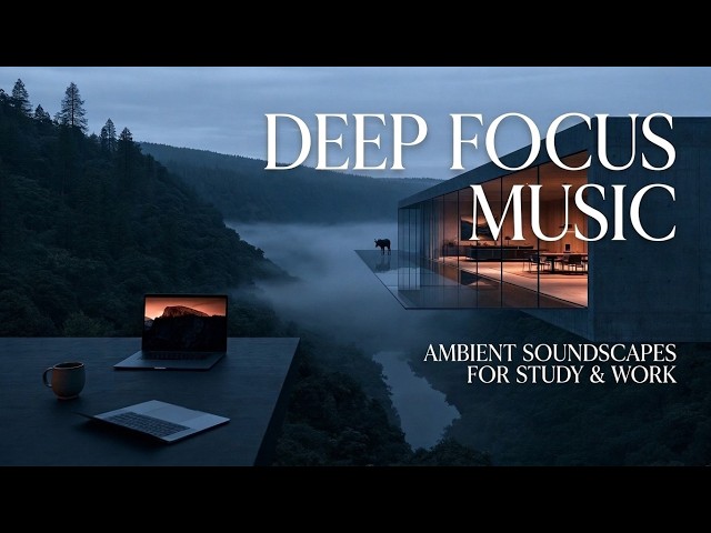 Deep Work Music For 4 Hours Of Unbroken Focus | Ambient Flow State Concentration Beats