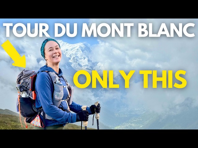 Lista de equipaje para el TMB femenino: equipo ultraligero para el Tour du Mont Blanc