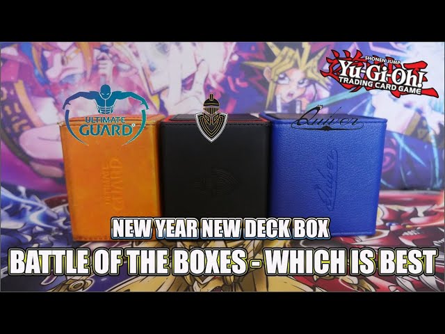 YUGIOH Battle of the Deck Boxes Ultimate Guard VS Card Guardian VS Quiver