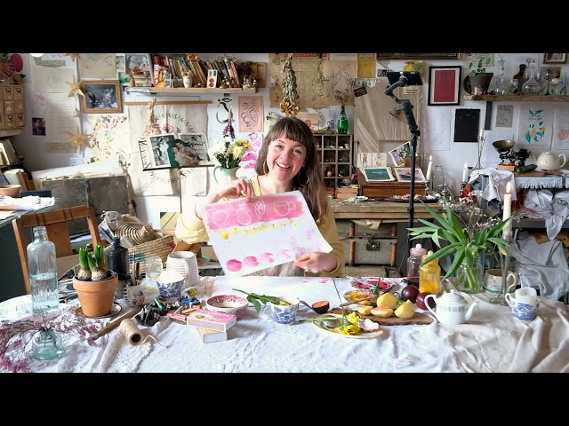 Java Bere ~ Printing and Crafting Workshop ~ Kitchen Table Art Workshop