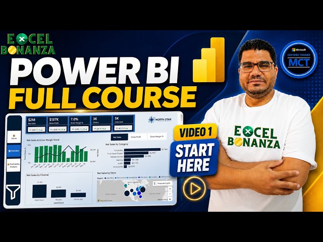 Power BI Full Course 2026 for Beginners | Course Introduction & Final Dashboard