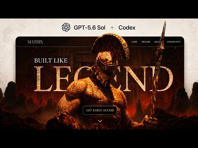 This New GPT 5.6 Sol + Codex Workflow Changed How I Design Websites