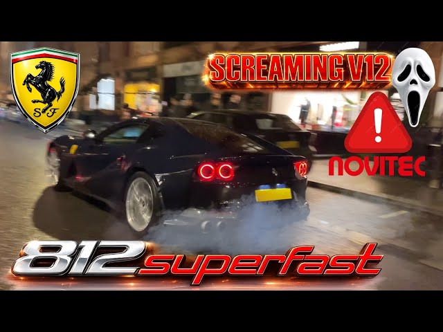 Ferrari 812 Superfast Crew TERRORIZING London!