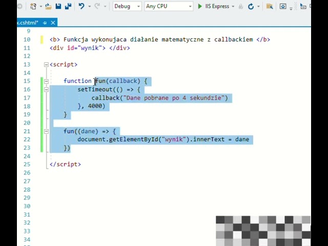 61. Javascript w ASP.NET - Funkcja i znów callback co ja poradzę 1