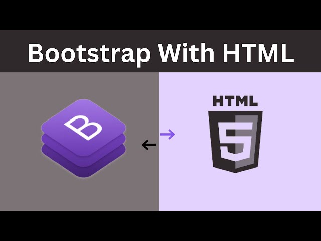 How to USE Bootstrap in HTML and CSS