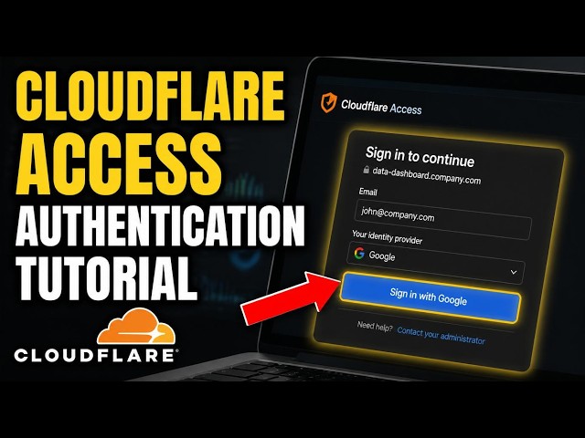 How to authenticate with Cloudflare Access for data dashboard security - Easy Tutorial