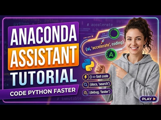 Anaconda Assistant Tutorial | Use AI to Code Python Faster