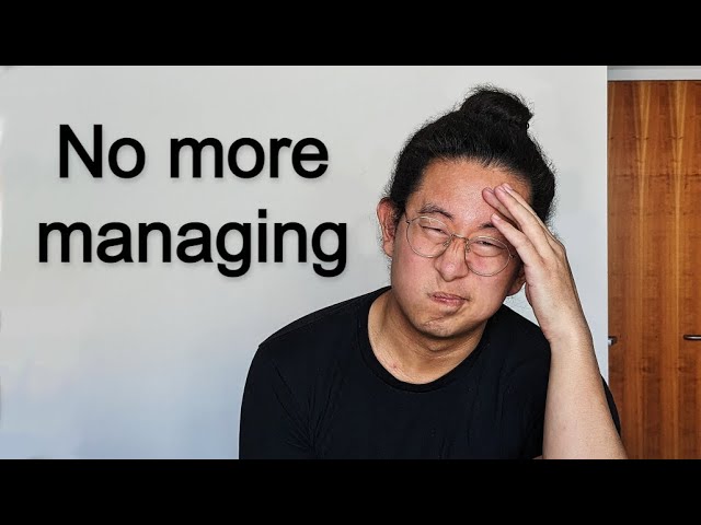 I QUIT my job as a Software Engineering Manager