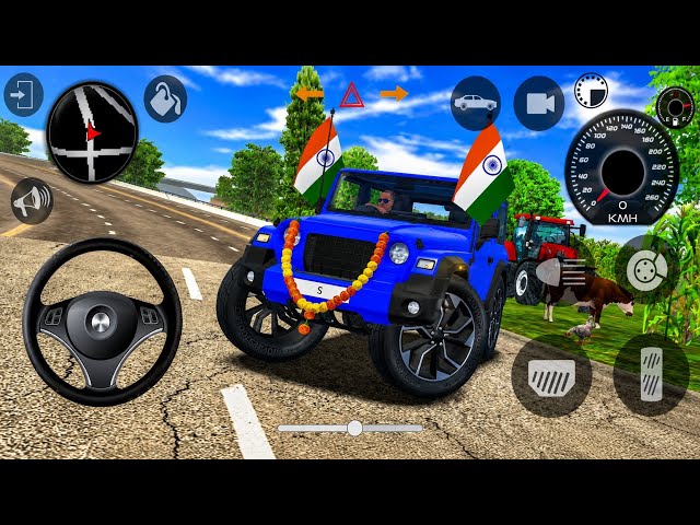 Modified Mahindra Thar Car Games: Indian Cars (Gadi Wala Game) - Car Game Android Gameplay 2026