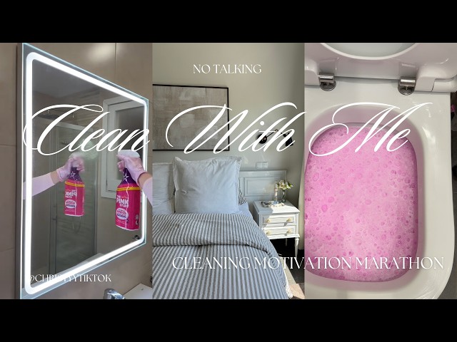 HUGE CLEANING MOTIVATION MARATHON 🌸 CLEAN, RESTOCK & ORGANIZE WITH ME THROUGHOUT THE SEASONS 🌸 asmr