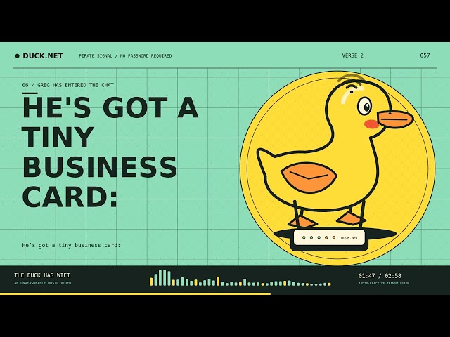 THE DUCK HAS WIFI! | An Unreasonable Music Video