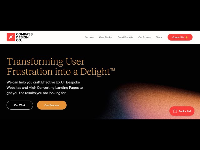 Compass Design Website Clone Tutorial | HTML, CSS & JavaScript Preview | Farhan Code Corner