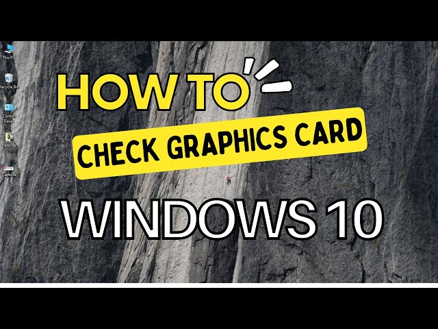 How To Check Graphic Card on Windows 10 - |Hindi/Urdu|