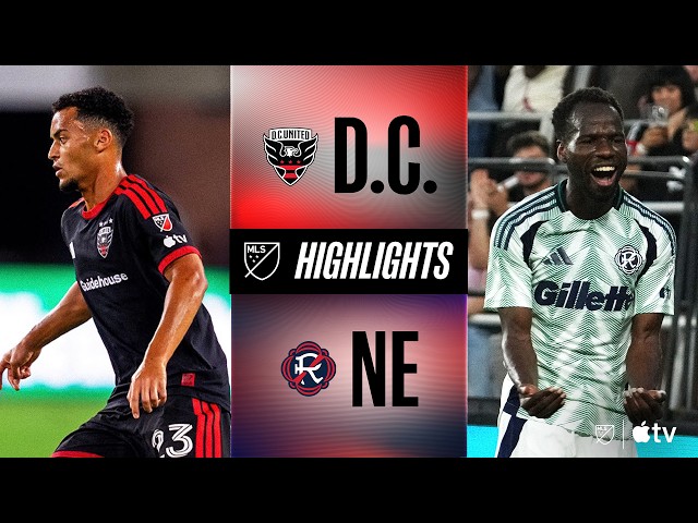 D.C. United vs. New England Revolution | Full Match Highlights | Alhassan Yusuf Hat Trick!