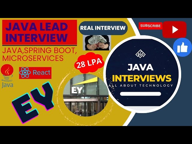 EY interview Questions | java interview questions  | Java 8 coding Interview |Microservices