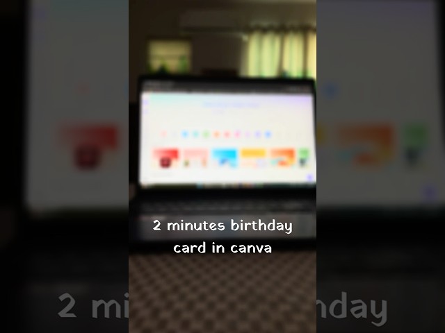 Digital birthday card in 2 min with canva AI | Digital Birthday Card #canvaai #canva #canvahacks