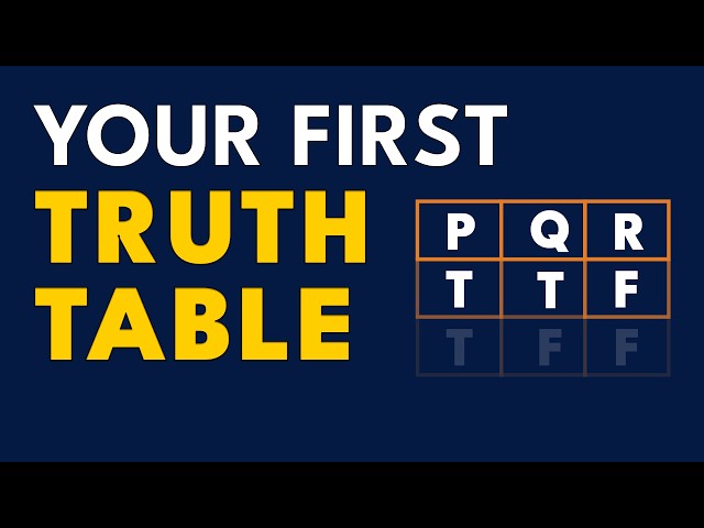 How to Build Truth Tables | A Beginner's Guide