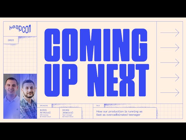 How our production is running as fast as overcaffeinated teenager - Boris Petrovic & Dejan Jankovic