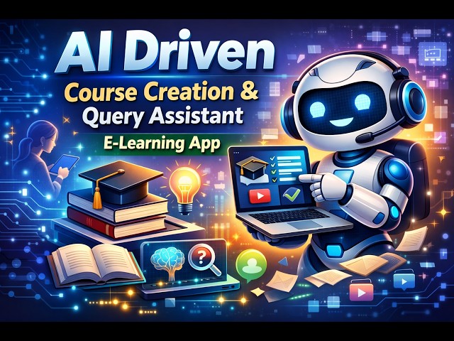 Ai Driven Course Creation & Query Assistant - E Learning App