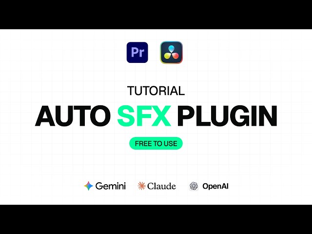 Auto SFX Plugin Tutorial: AI Sound Design in Premiere Pro