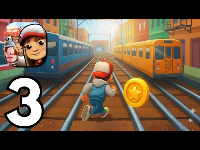 Subway Surfers Hollywood - Gameplay Walkthrough Part 3 Tutorial NEW Mobile Game (Android,ios)