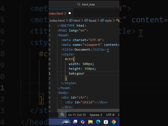 display-flex in css #css #programming #coding #shorts