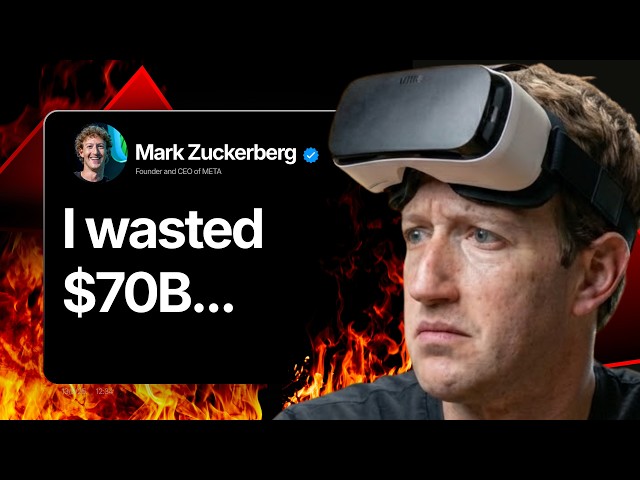 Zuck Just Killed The Metaverse To Bet $600B On AI