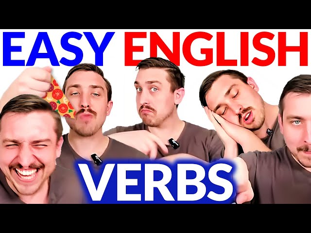 Learn English Verbs 😆 Fun and Easy Listening! 1 Hour English Comprehensible Input Beginner Lesson