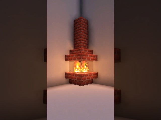 Minecraft Fireplace🔥#minecraft